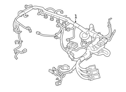 Wiring Harness for 2014 Cadillac ELR #0