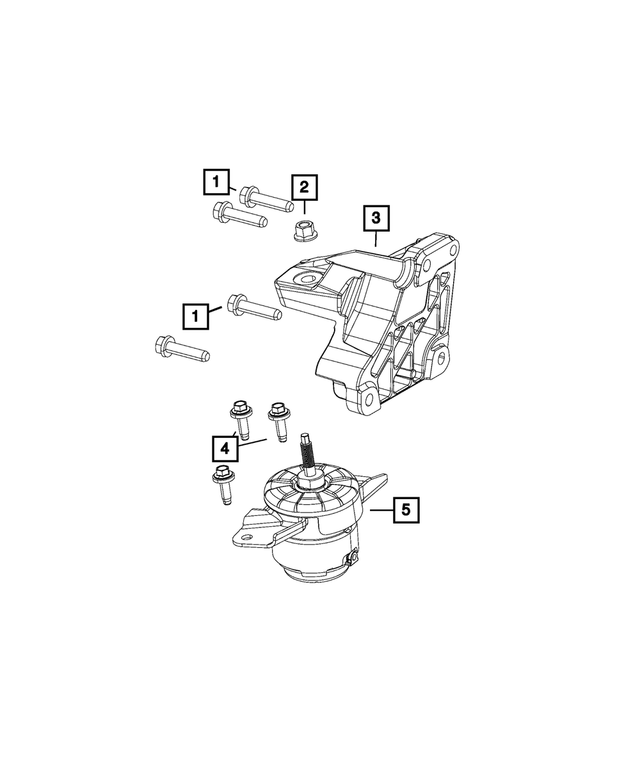 6102019 - Engine: Hex Head Bolt And Washer for Mopar Image