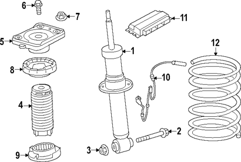 Struts & Components for 2019 BMW X5 #1