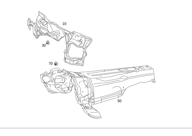 2056821928 - Trim: Dampening, Firewall for Mercedes-Benz Image image