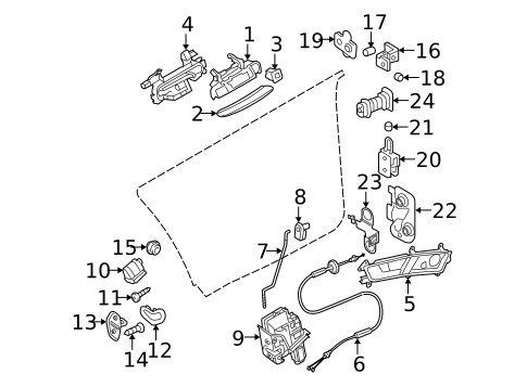 Front Door for 2009 Audi A6 #2