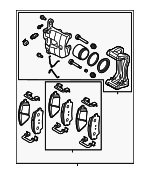 58110J5010 - Brakes: Caliper Assembly for Kia: Stinger Image