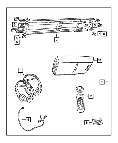 Audio & Electronics for 2007 Chrysler Aspen #1