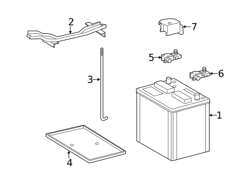 Battery for 2013 Toyota Land Cruiser #0