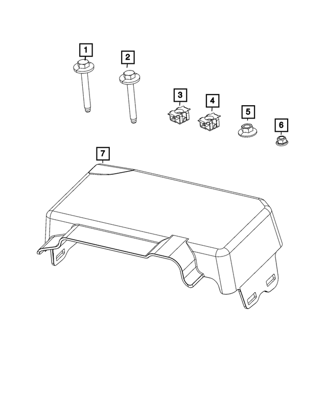 6507484AA - Electrical: Nut for Mopar Image