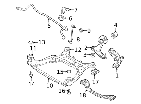 Suspension Components for 2013 Volvo S80 #1