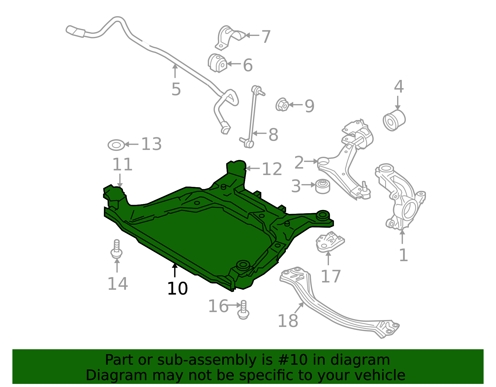 2007-2015 Volvo Engine Cradle 31406808 | TascaParts.com