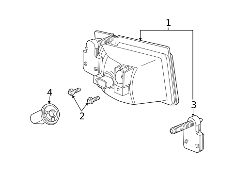 Bulbs - Chassis for 2007 Saturn Vue #0