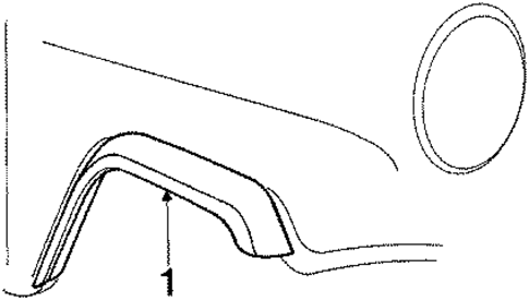 Fender Flare for 1985 Jeep CJ7 #0
