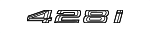 51147356335 - Body: Nameplate for BMW: 428i, 428i Gran Coupe, 428i xDrive, 428i xDrive Gran Coupe Image