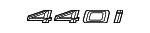 51147423949 - Body: Nameplate for BMW: 440i, 440i Gran Coupe, 440i xDrive, 440i xDrive Gran Coupe Image