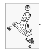 54500B2000 - : Lower Control Arm for Kia: Soul, Soul EV Image