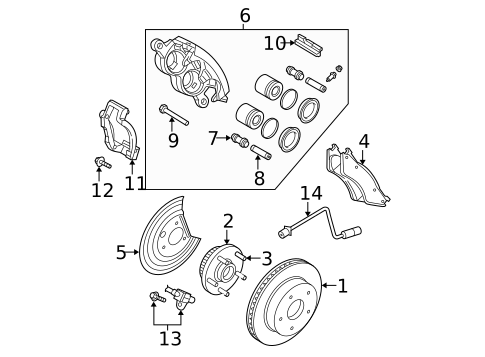 Anti-Lock Brakes for 2005 Dodge Durango #1