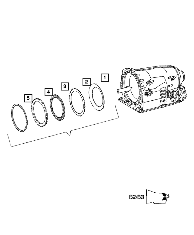 52108356AA - NAG1; W5A380; 5-Speed; Automatic Transmission: Spring Disc for Mopar Image