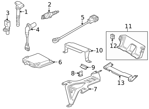 Powertrain Control for 2010 Audi Q7 #0