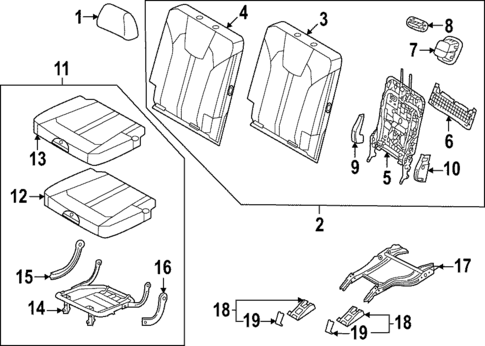 Third Row Seats for 2024 Kia Sorento #1