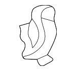 72175SH3901 - Body: Control Rod Holder for Honda: Accord, Civic, Civic del Sol, CR-V, Fit, Odyssey Image