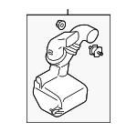 46040FE010 - Engine: Engine Air Intake Resonator for Subaru: Baja, Forester Image