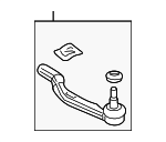 53560TRTJ11 - : Outer Tie Rod for Honda: Clarity Image