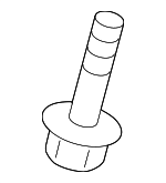 W716904S439 - Body: Side Retainer Retainer Screw for Ford: Fusion, Police Responder Hybrid, SSV Plug-In Hybrid | Lincoln: Continental, MKZ Image