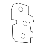 8W0807277 - Body: Retaining Strip for Audi Image