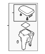 8011B759XA - Body: Floor Console for Mitsubishi: Eclipse Cross Image