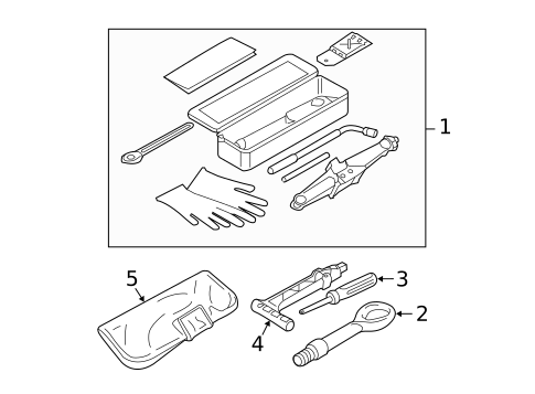 Jack & Components for 2014 BMW X1 #0