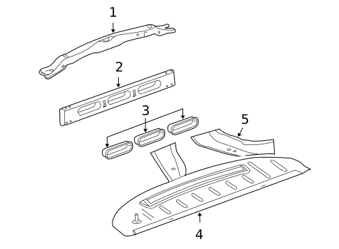 Radiator Support for 2004 Dodge Ram 1500 #0