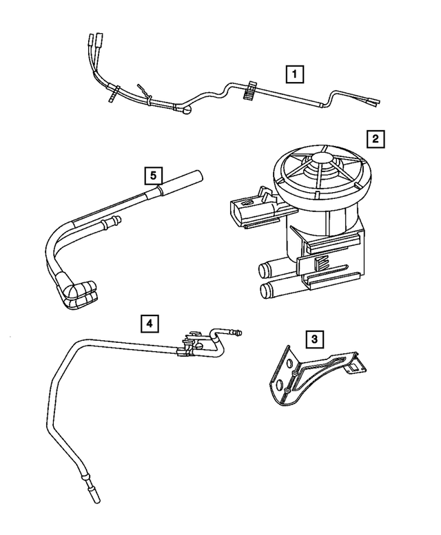 52121035AG - Emission Systems: Vacuum Emission Harness for Mopar Image