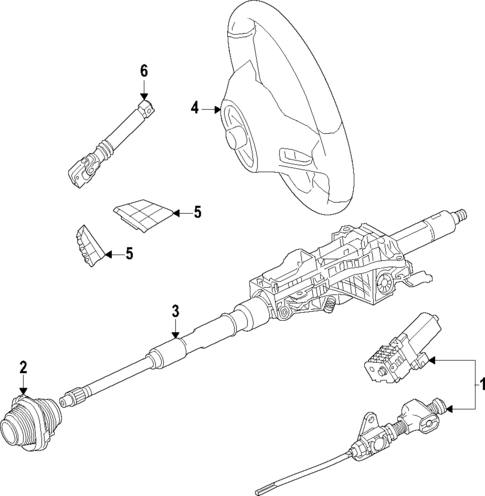 Steering Column for 2024 Mercedes-Benz E450 #0
