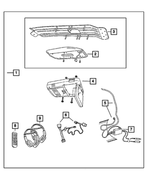 5166867AB - Mopar Accessories - Component Parts: Shroud Shroud for Mopar Image