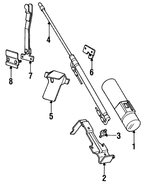 Hydraulic Components for 1992 Volkswagen Cabriolet #0