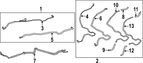 Rear AC Lines for 2025 Lexus LX700h #0
