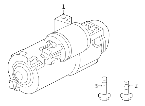 Starter & Related Components for 2007 Pontiac Torrent #0
