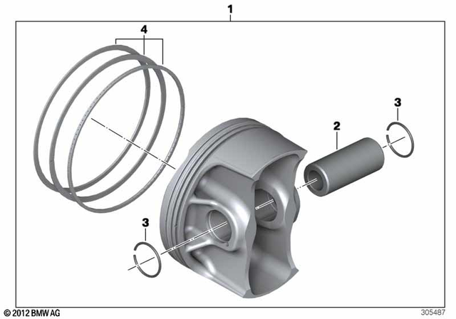 11258530232 - : Gudgeon Pin               for BMW-Motorrad Image