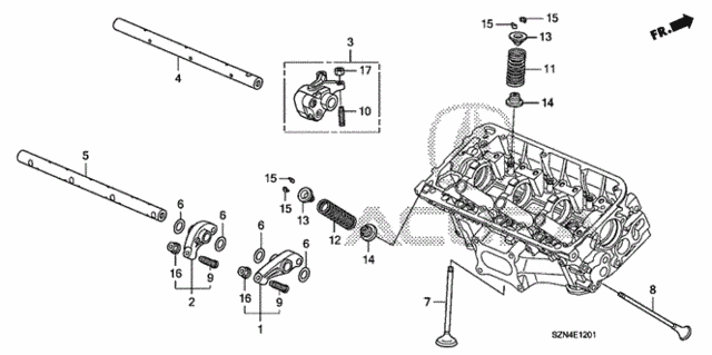 Valve - Rocker Arm (RR.) for 2011 Acura ZDX #0