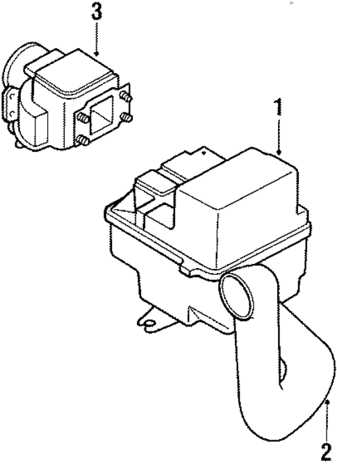 Air Inlet for 1988 Mazda 323 #0