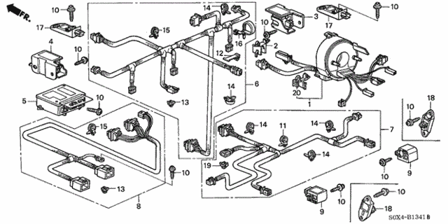SRS Unit ('02-) for 2004 Honda Odyssey #0