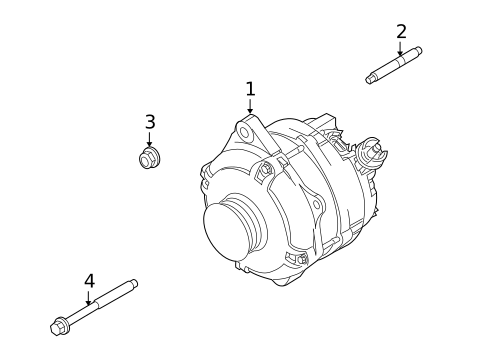 Alternator/Generator & Related Components for 2013 Ford Flex #0