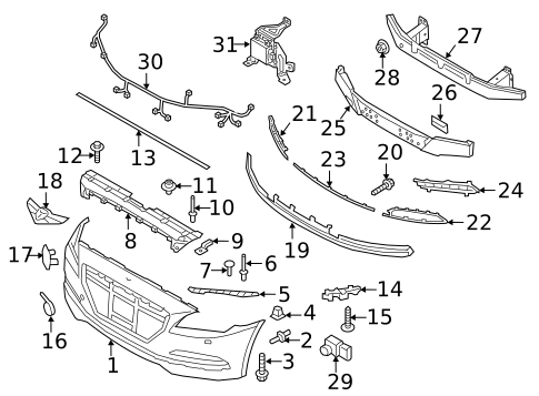 Parking Aid for 2015 Hyundai Genesis #1