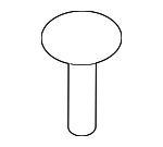 861572H100 - Body: Upper Bracket Clip for Hyundai Image