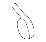 86517B1000 - Body: Tow Eye Cap for Hyundai Image