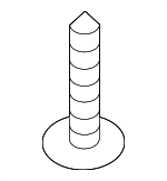 1249305167E - Body: Side Retainer Screw for Hyundai Image