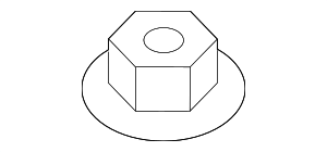 W716146S439 - : Tank Strap Nut for Ford: Focus Image