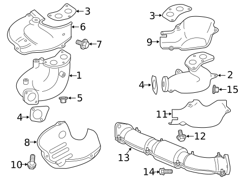 Exhaust Manifold for 2014 Subaru Impreza #0