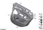 51425A7F774 - : Rear Door Trim Panel Right for BMW Image