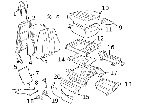Power Seats for 2004 Pontiac Montana #0