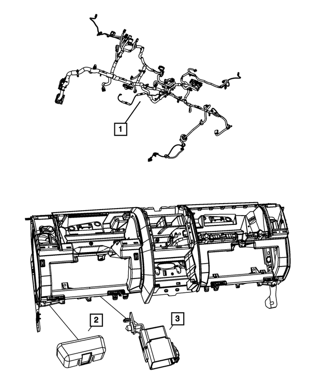 56048877AH - Electrical: Instrument Panel Wiring for Mopar Image