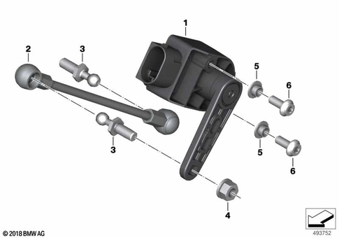 Spring Strut, Mounted Parts for 2022 BMW-Motorrad S 1000 R #1
