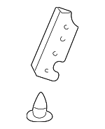 5318442010 - : 2001-2003 Toyota RAV4 - Headlight Seal for Toyota: RAV4 Image